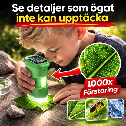 Natursnokarna – MiniForskaren Barnmikroskop för Små Upptäckare