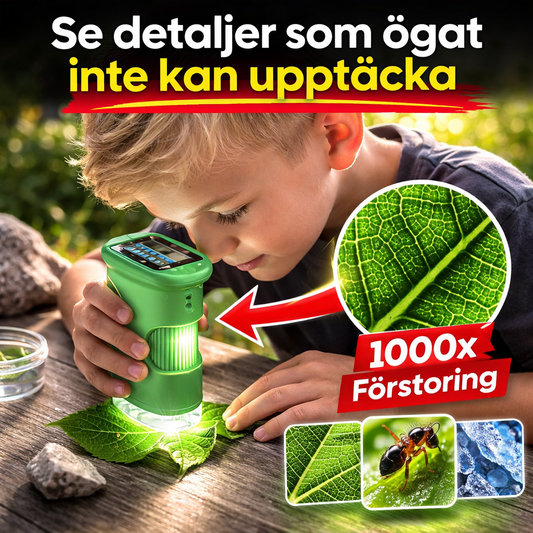 Natursnokarna – MiniForskaren Barnmikroskop för Små Upptäckare
